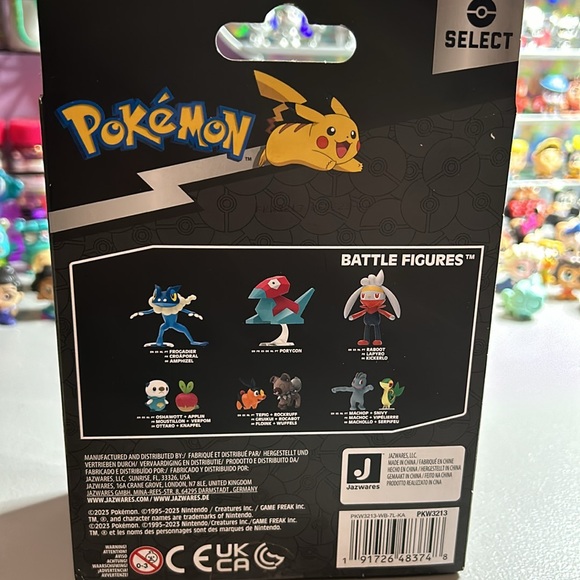 Pokemon Evolution Multi-Pack Toxel and Toxtricity Jazwares Battle Figures - Picture 2 of 4
